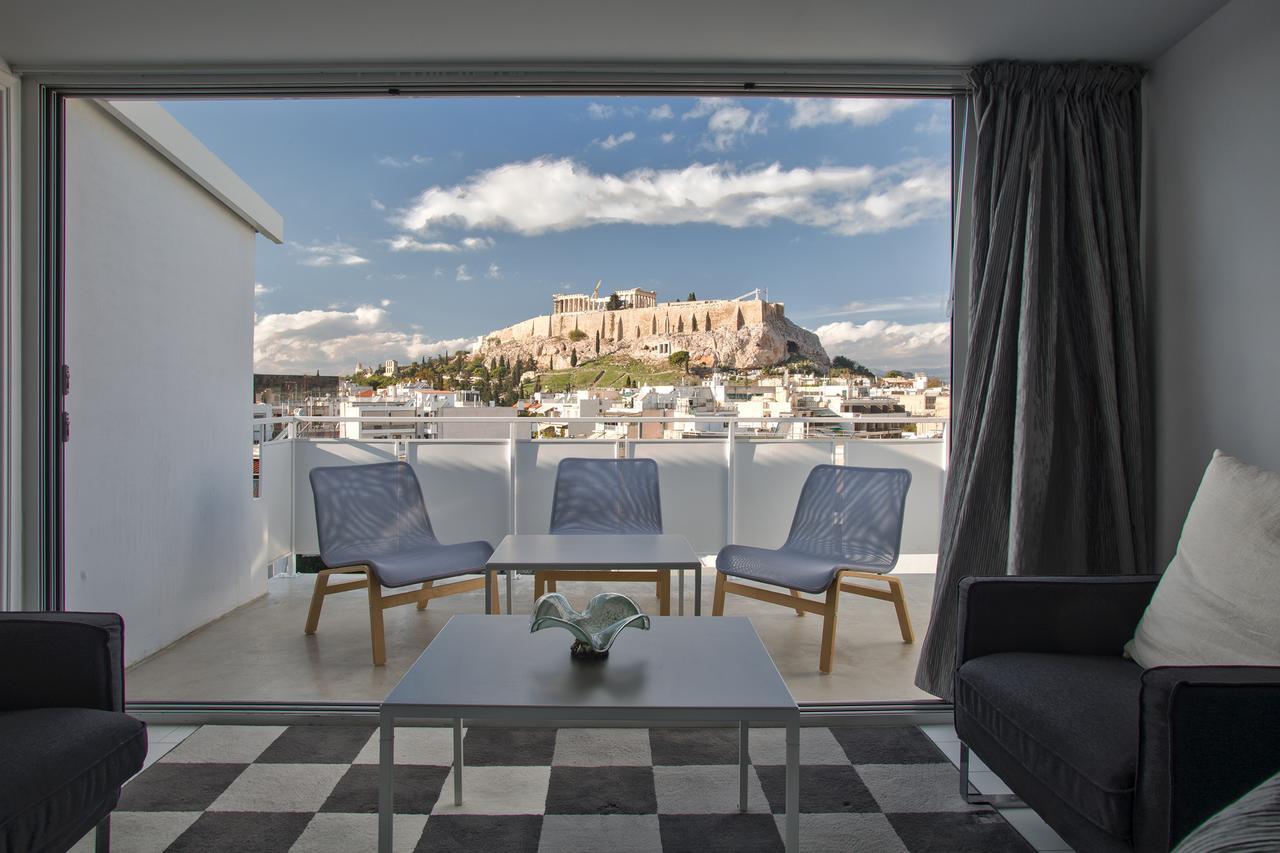 Bright Apartment With Stunning Acropolis Views! Sg5 Athén Kültér fotó