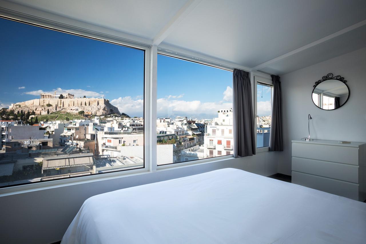 Bright Apartment With Stunning Acropolis Views! Sg5 Athén Kültér fotó