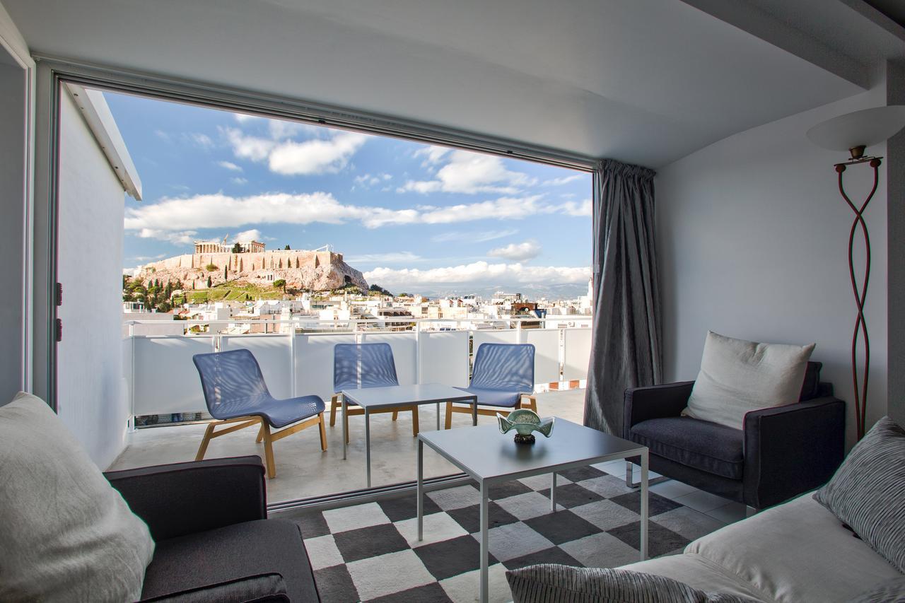 Bright Apartment With Stunning Acropolis Views! Sg5 Athén Kültér fotó